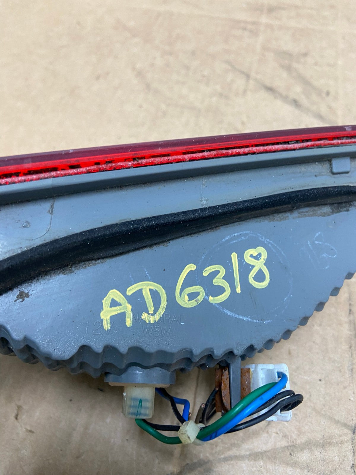 2011 2012 2013 Hyundai Elantra Inner Tail Light Right Passenger AD6318 LK7