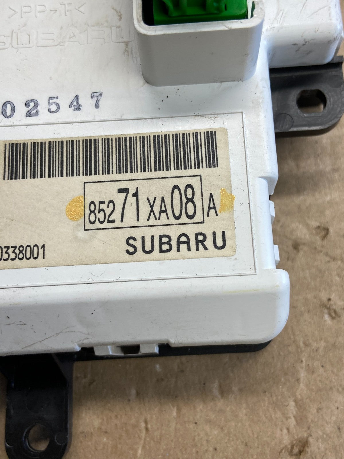2008 2013 Subaru Tribeca Left Information Door Warning Display Screen AH1471 DG3