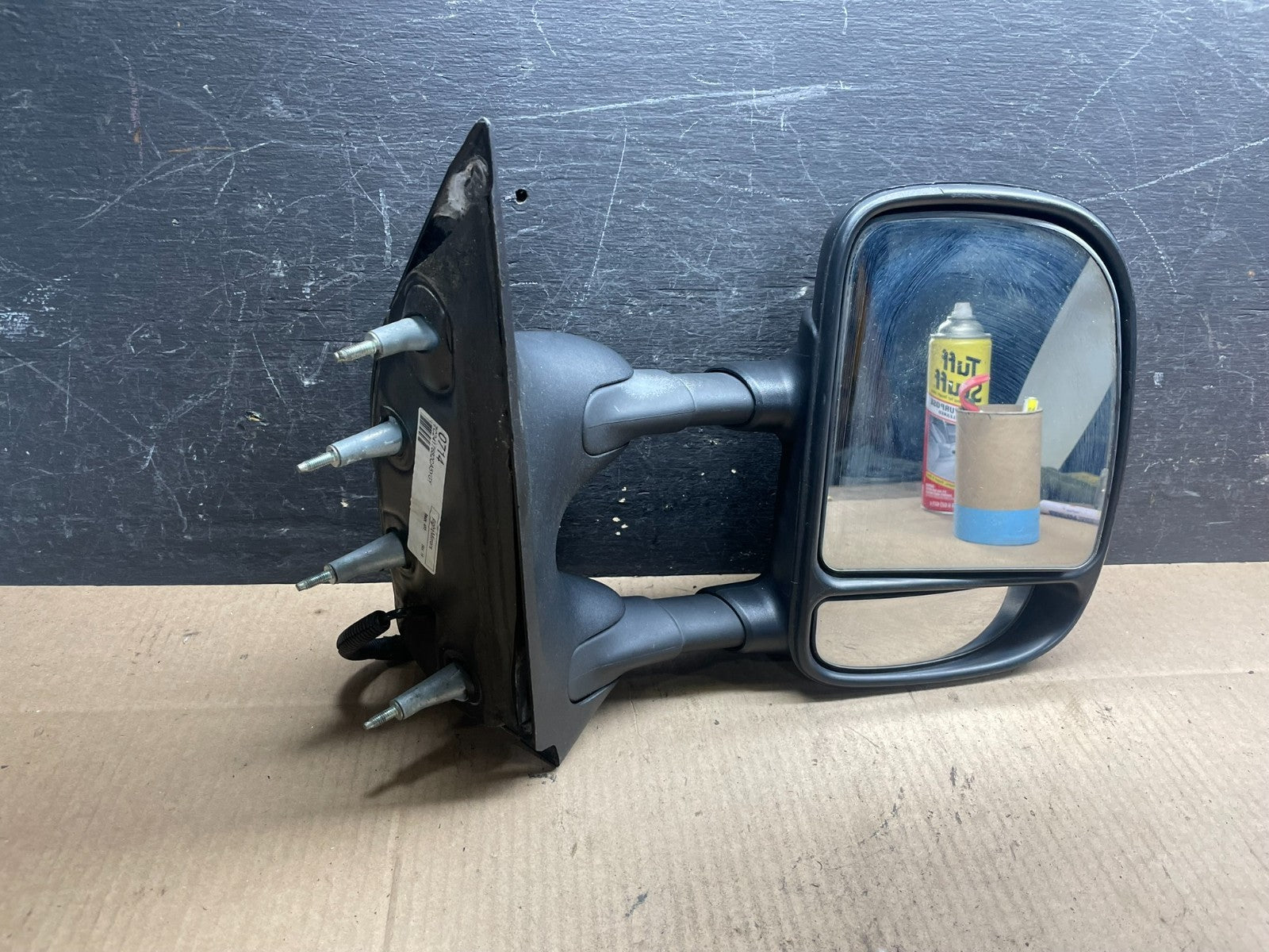 1999 -2008  Ford E150 E250 Van Right Passenger Door View Two Arm Mirror P4597 DG2