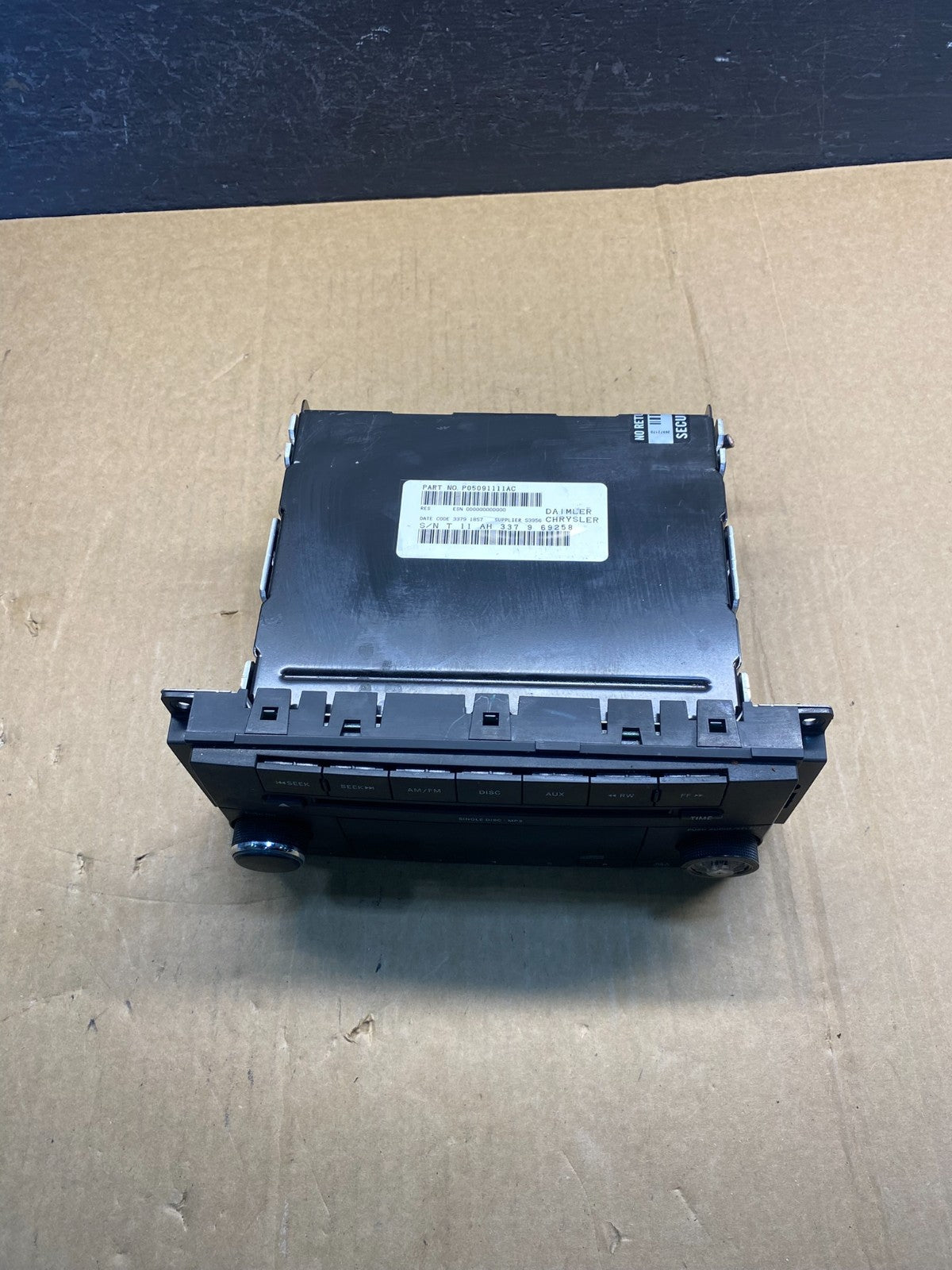 2005-2009 Chrysler Dodge Jeep Ram Radio CD MP3 Receiver AC7164 DG3