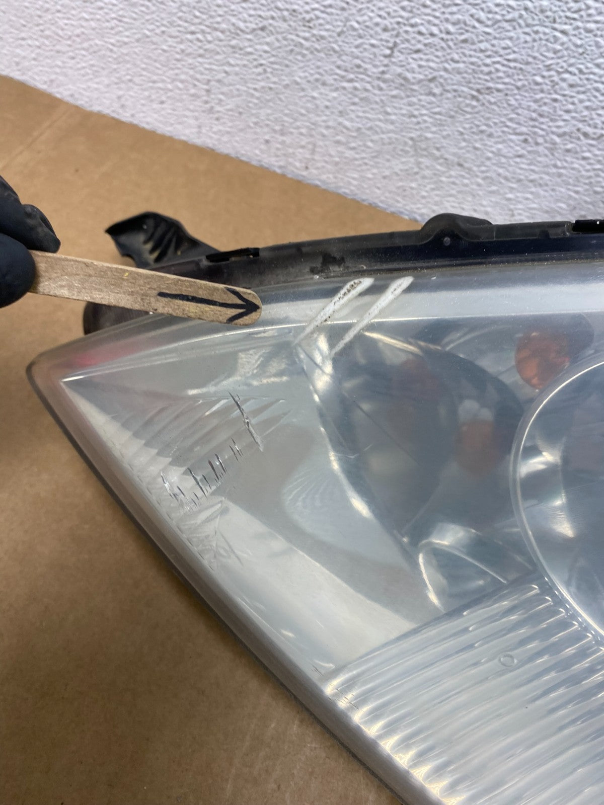 2006 to 2010 Toyota Sienna Left Driver Lh Side Headlight Halogen AD6334 DW5