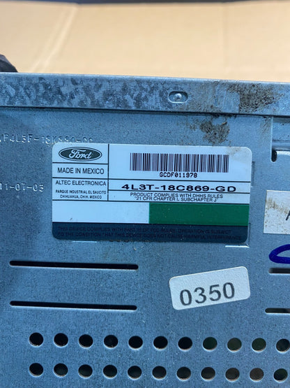 2004 2010 Ford F150 Radio Stereo Audio AM/FM AD1670 DG6