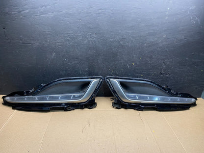 2015 - 2017 Hyundai Sonata Front Left+Right Set LED Fog Light Cover Oem R3016 DG0