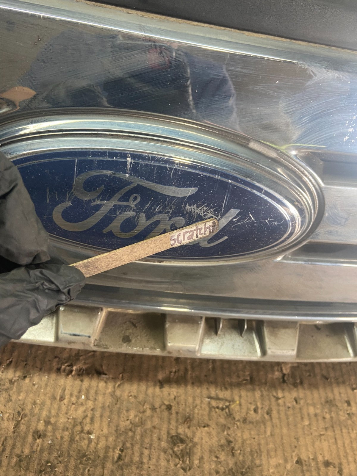 2007 2008 2009 2010 Ford Edge Front Upper Chrome Grill Grille Oem R7221 DG5