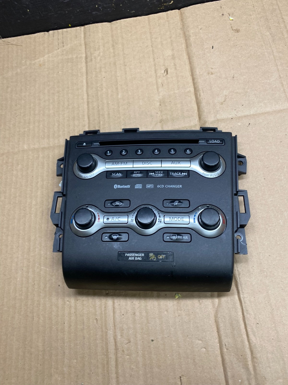 2011 - 2014 Nissan Murano AM FM Radio CD Climate Control Panel aa4524 DG0