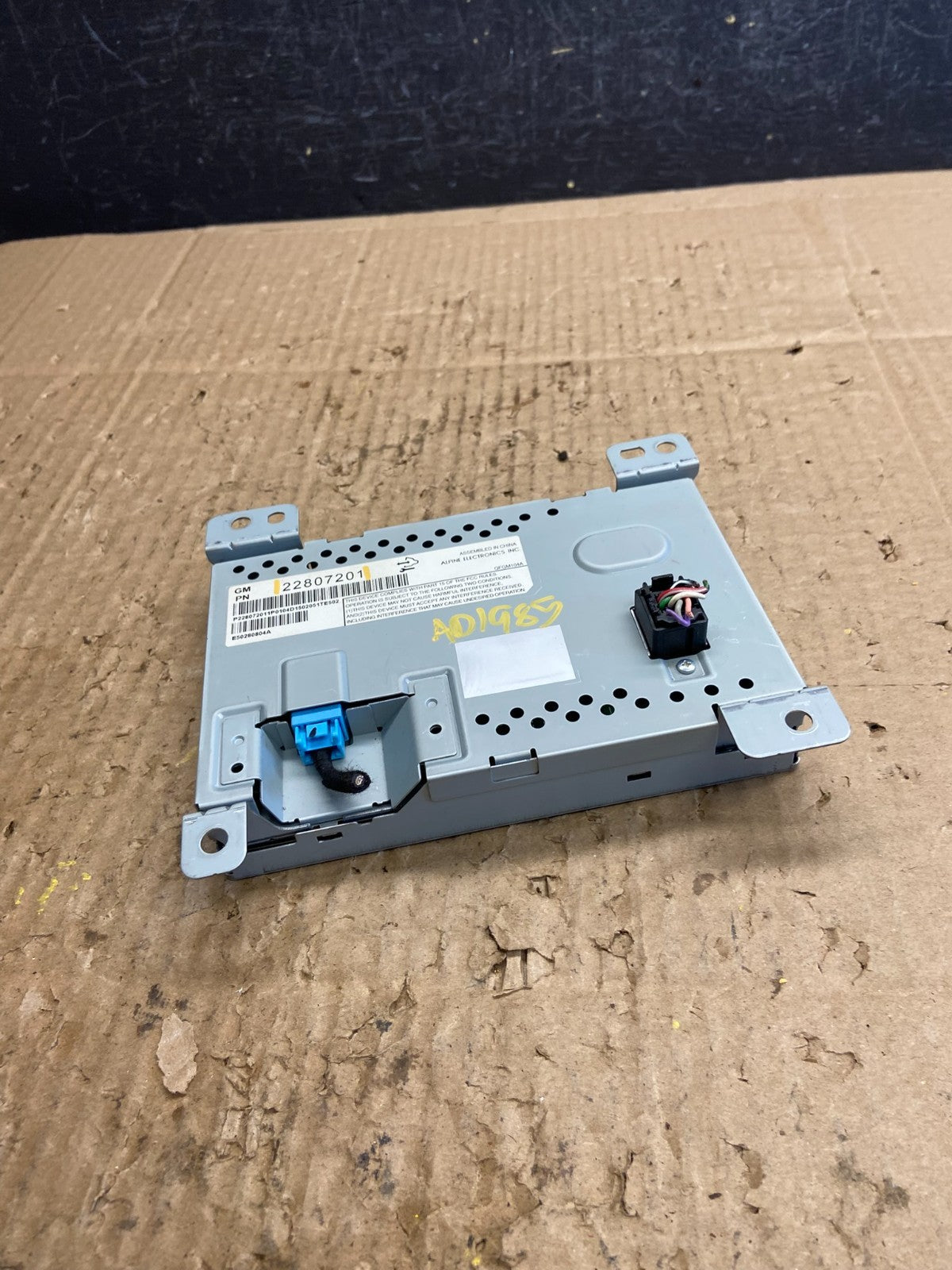 2010 - 2011 Chevrolet Equinox Radio Display Screen Information Dash Oe AD1985 DG5