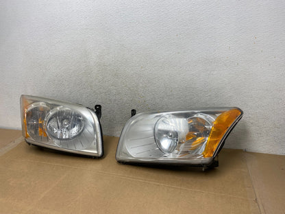2007-2012 Dodge Caliber Left+Right Headlights Halogen AH3084 DW2