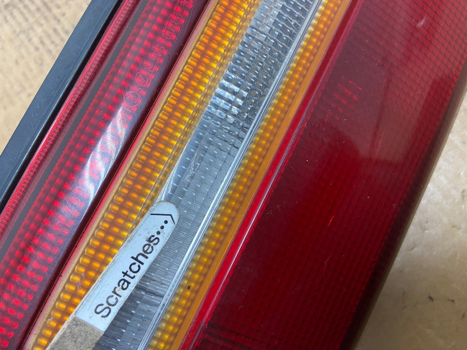 1990 - 1991 Toyota Camry Left Driver LH Inner Tail Light AE0249 LK3