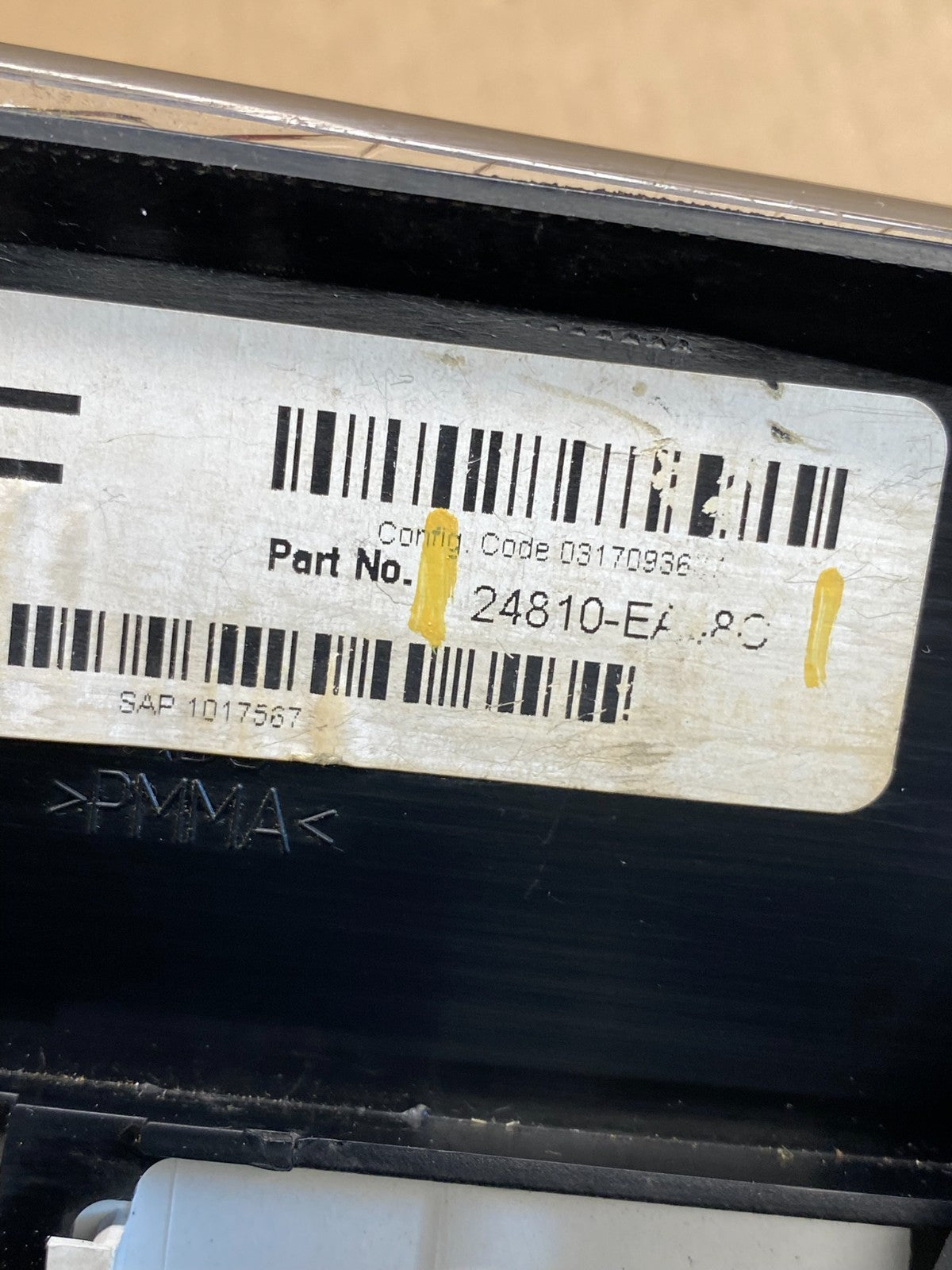 2006-2007 Nissan Pathfinder Xterra Cluster Speedometer Instrument AC6212 DG6