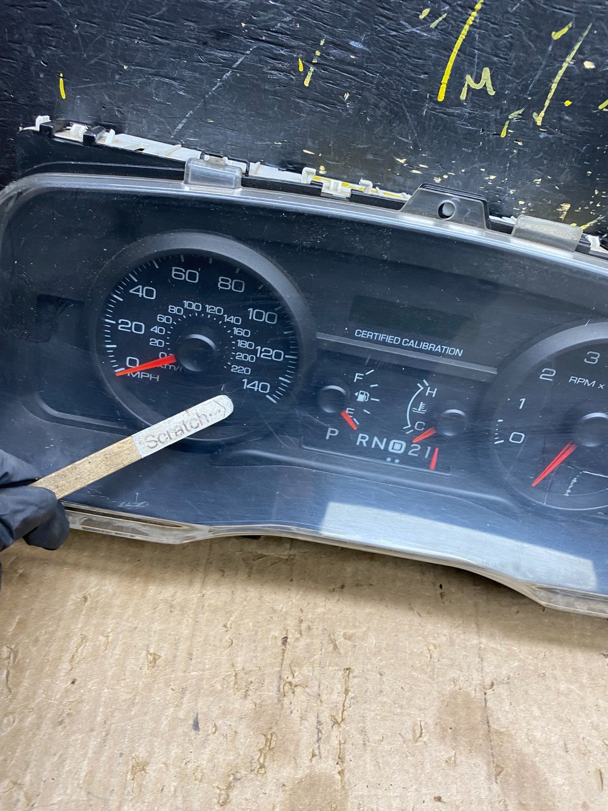2009 to 2010 Mercury Marquis Speedometer Cluster Gauge Oem z7478  DG1