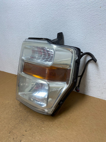2008 to 2010 Ford F250 Super Duty Left Driver LH Side Headlight AD9329 DW1