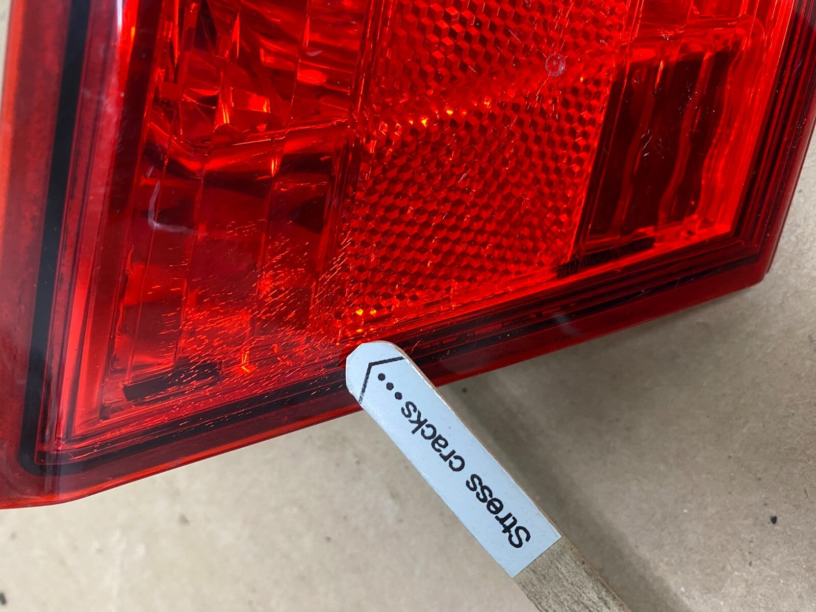 2010-2014 Subaru Legacy Left Driver LH Side Tail Light Inner Oem E60403