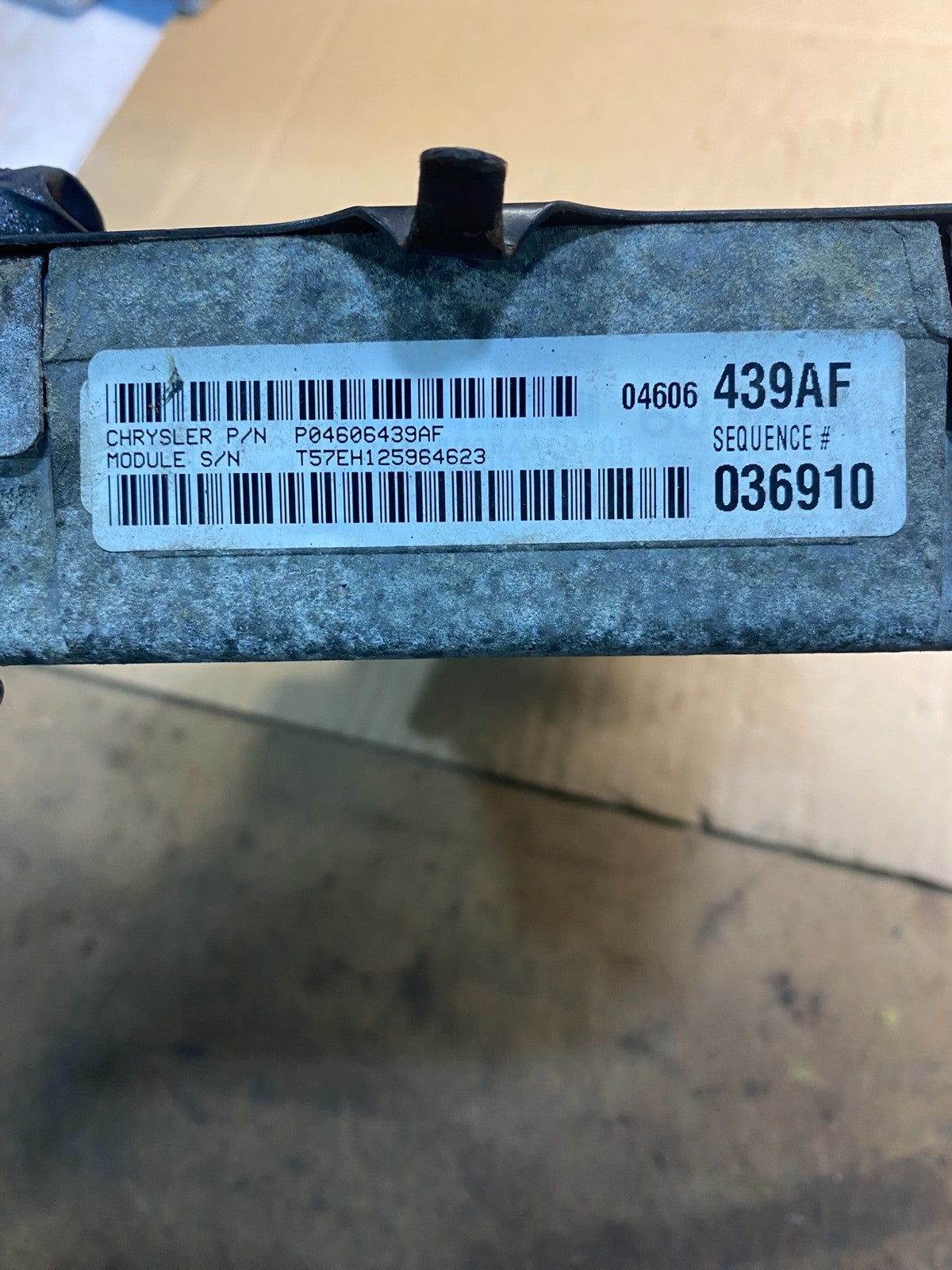 1999 Chrysler Stratus 2.5L Engine Control ECU ECM EBX Module AB4204  DG2