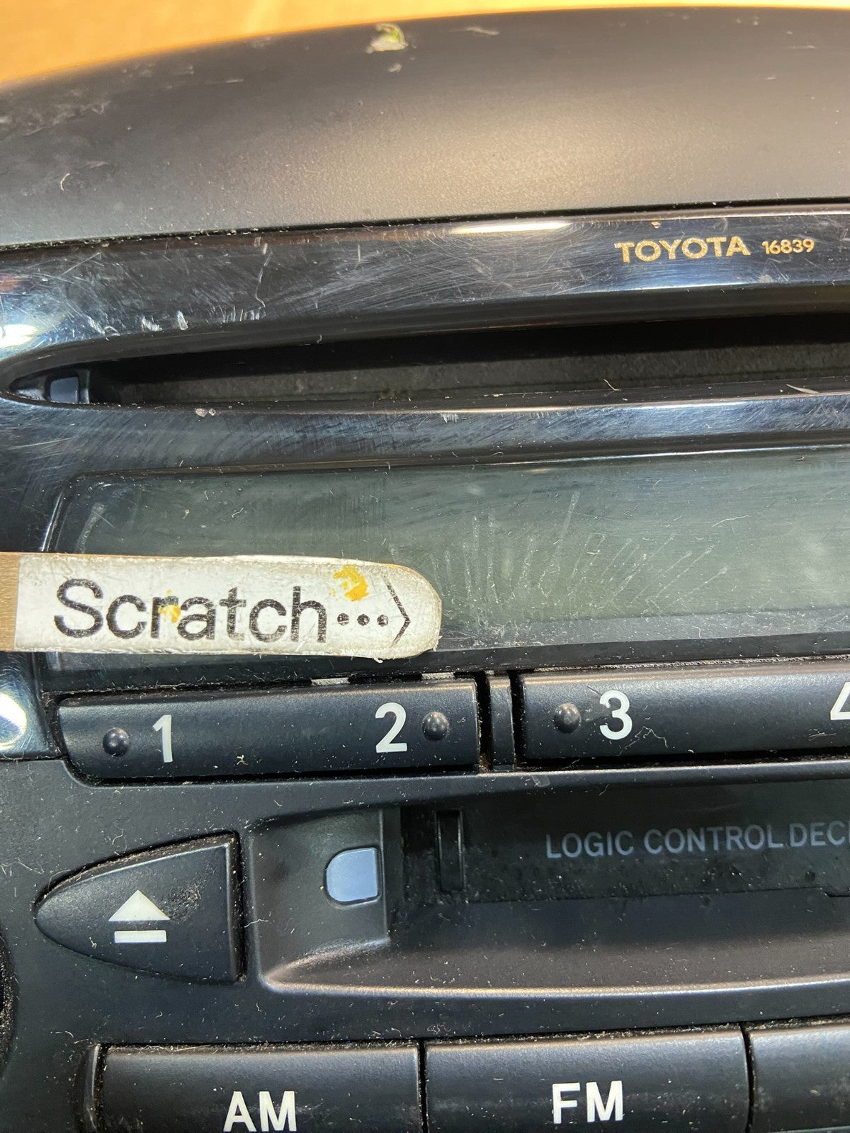 2004 to 2010 Toyota Sienna AM FM CD WMA Mp3 Radio Receiver Oem Y4195 DG1