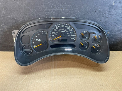 2003 to 2006 Chevrolet Silverado Speedometer Instrument Cluster AF3621 DG0