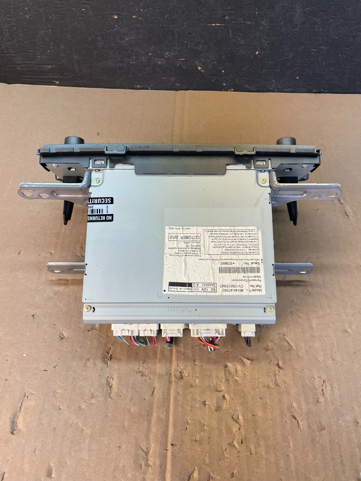 2012 to 2015 Toyota Prius Radio Stereo Receiver CD Player ad5968 DG8