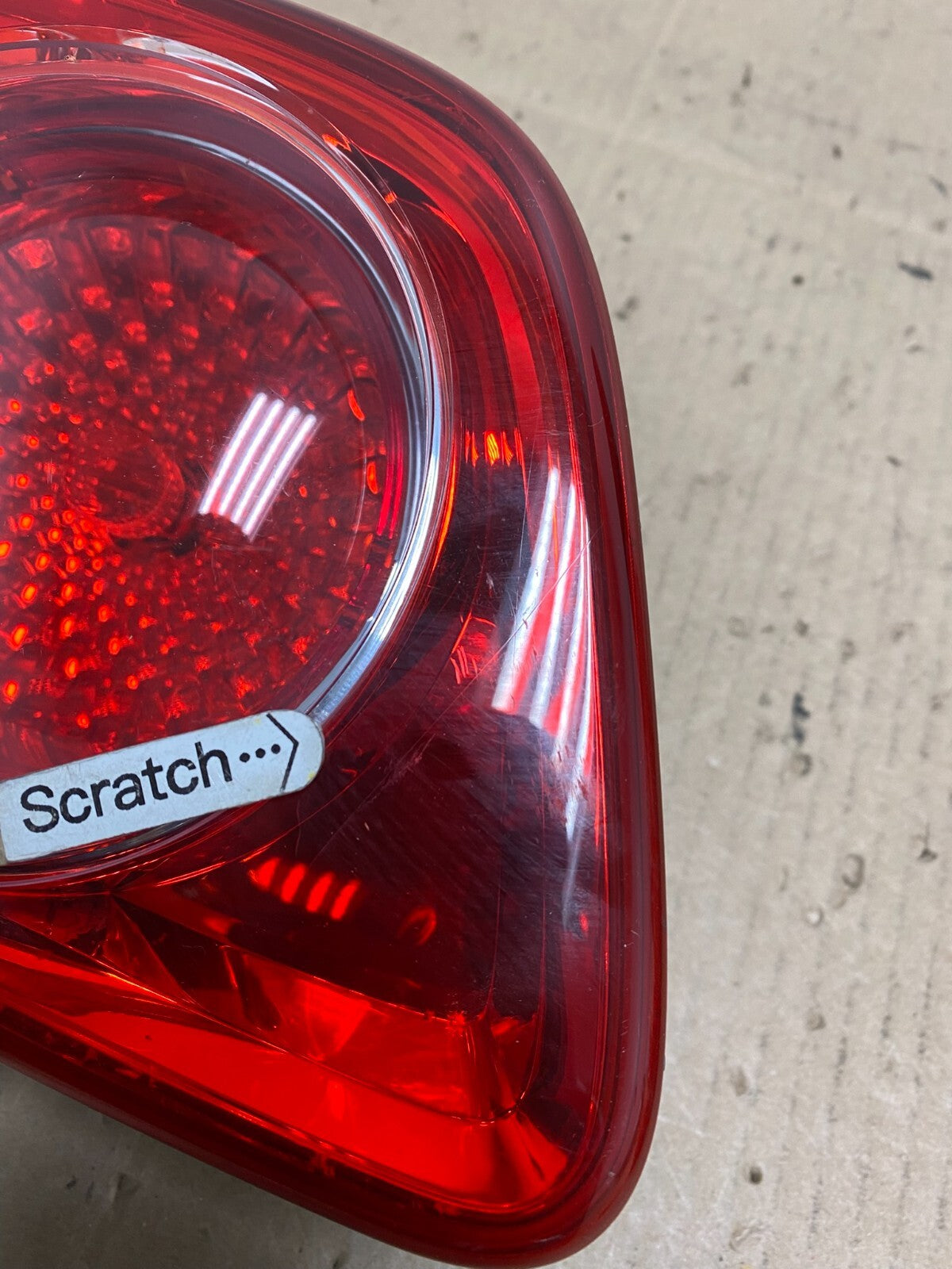 2006-2008 Mazda 6 Left Driver Lh Side Tail Light Inner J9800 DW3