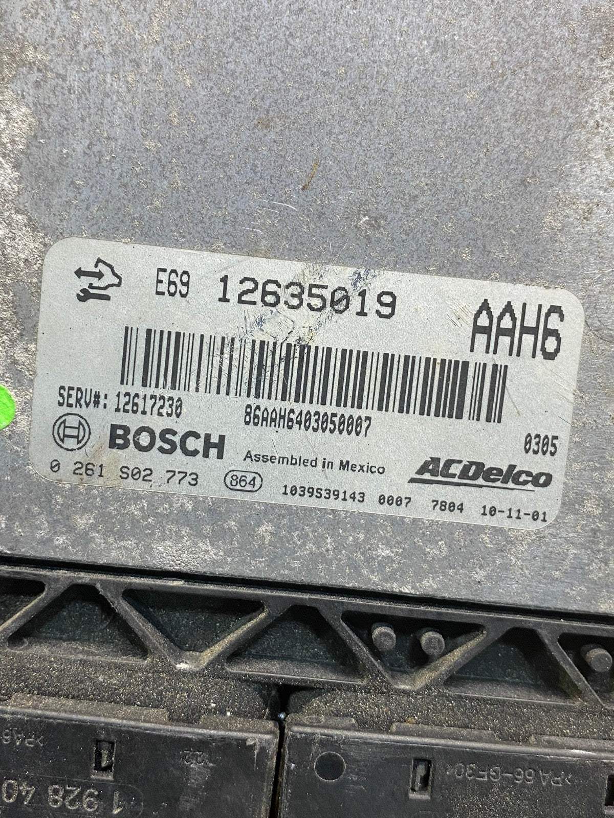 2010 2011 GMC Acadia Traverse Engine Control Module ECM ECU 12635019 AH3348 LK2