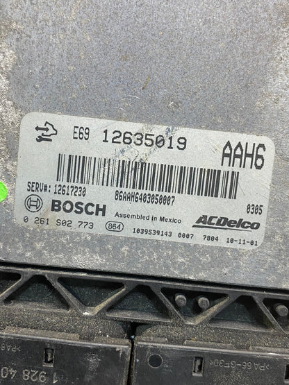 2010 2011 GMC Acadia Traverse Engine Control Module ECM ECU 12635019 AH3348 LK2