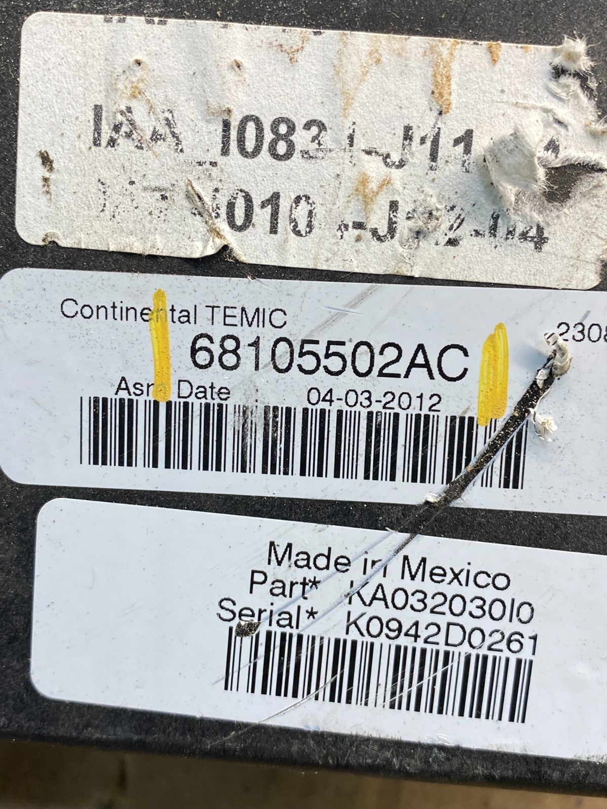2012 Liberty Nitro TIPM Power Integrated Fuse Box Module AG9464 DW6