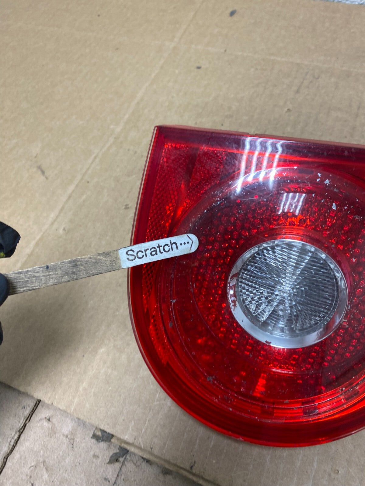 2006-2009 Volkswagen Golf Driver Left Side Tail Light Inner Trunk Lid O6761 DW3