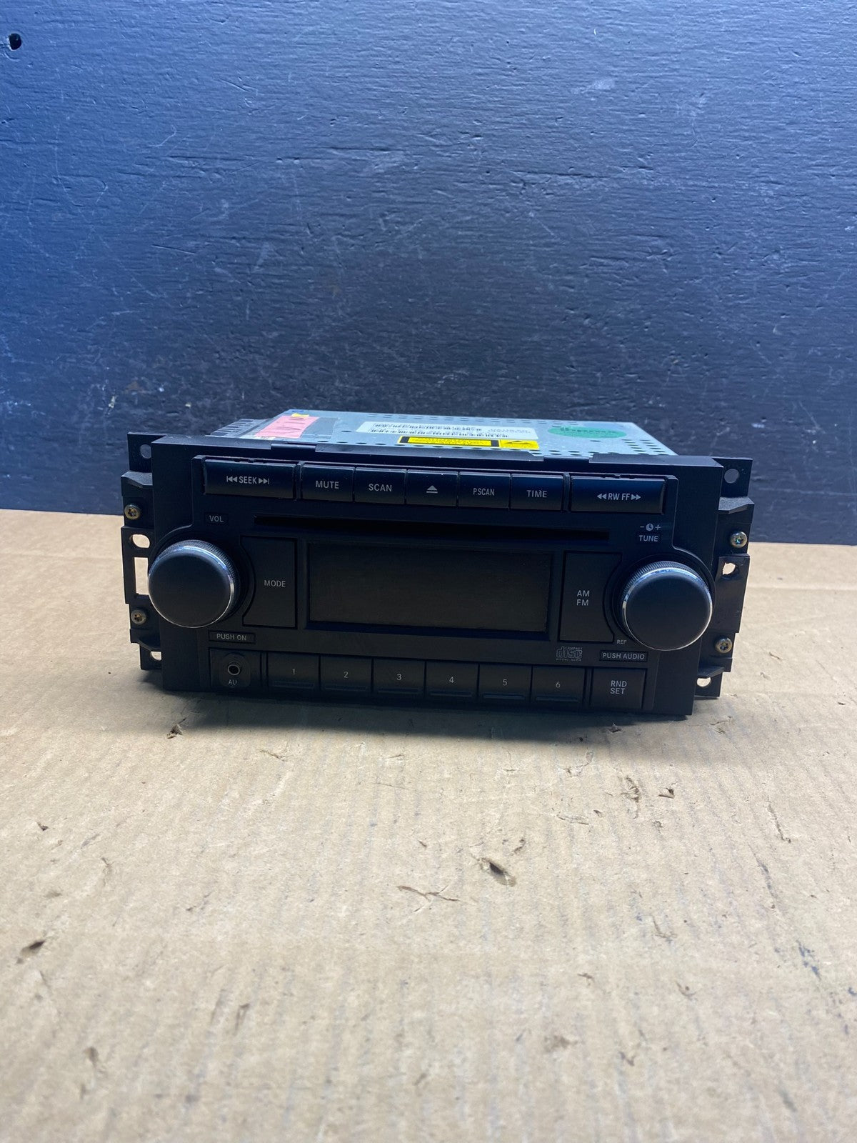 2005 2008 Jeep Dodge Chrysler Screen Display CD Player Satellite Radio ad1591 DG0