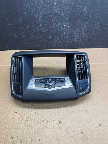 2009-2014 Nissan Maxima Center Console Climate Control Radio Bezel AC6480 DG0