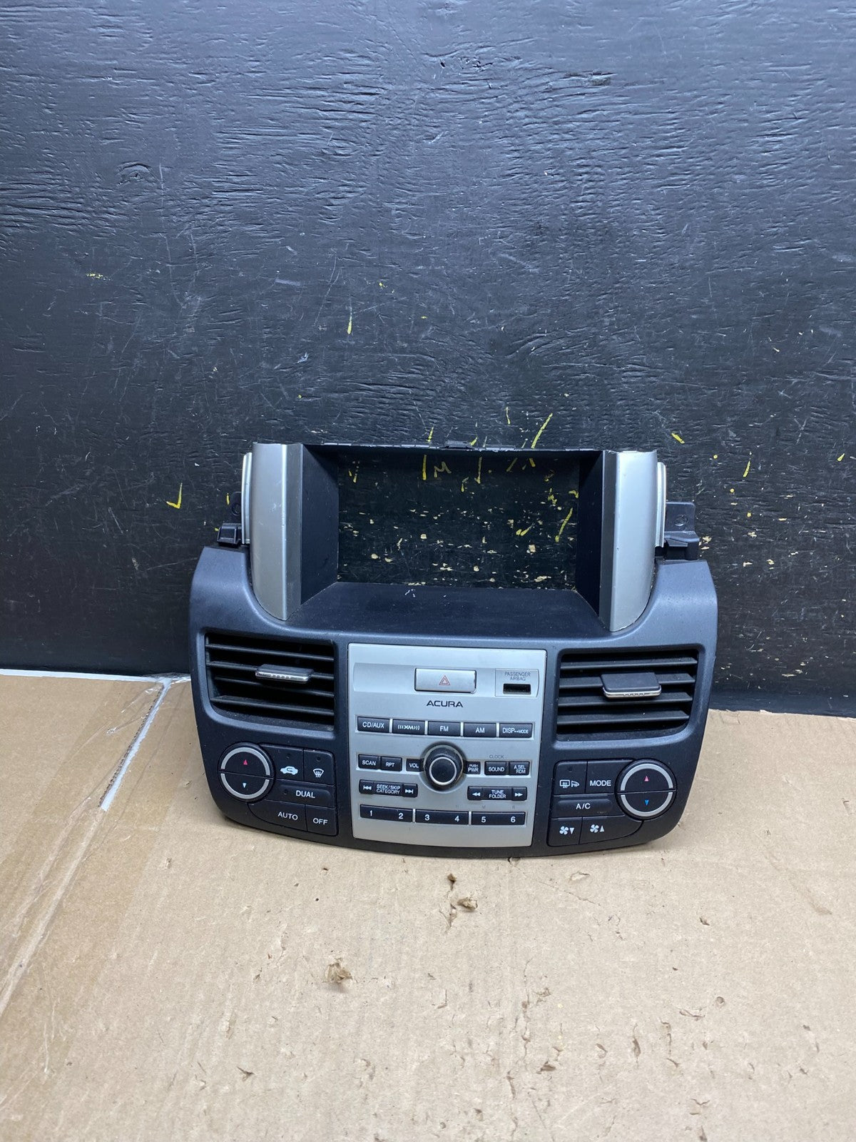 2007 to 2009 Acura RDX GPS RADIO Audio Control Trim Dash w/ Vents AB2085 DG0