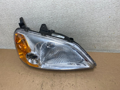 2001 - 2003 Honda Civic Coupe Headlight Halogen Right Passenger Rh TYC S3863 DW1