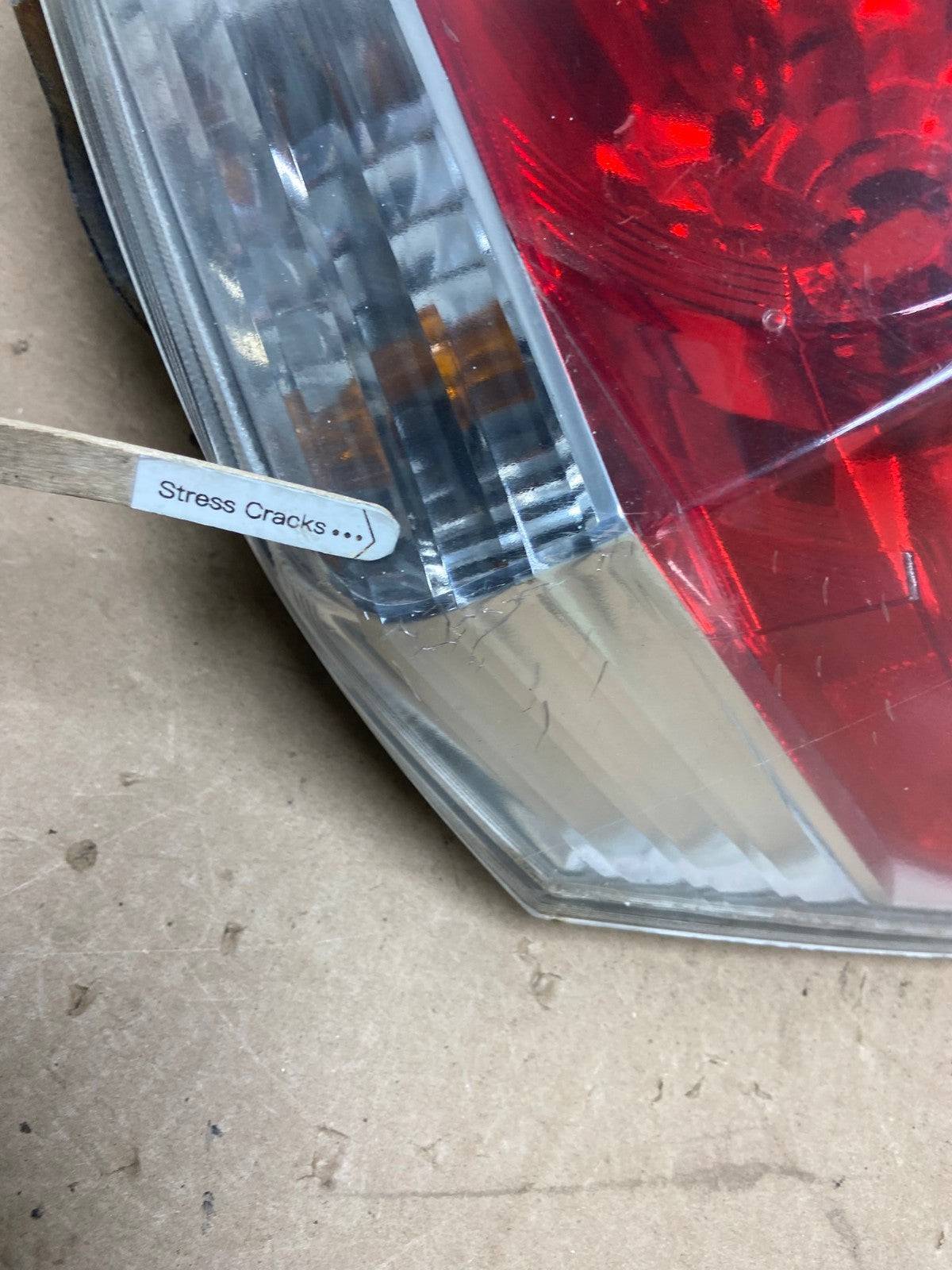 2008 to 2012 Honda Accord Sedan Tail light Right Passenger RH Side AG4191 LK3