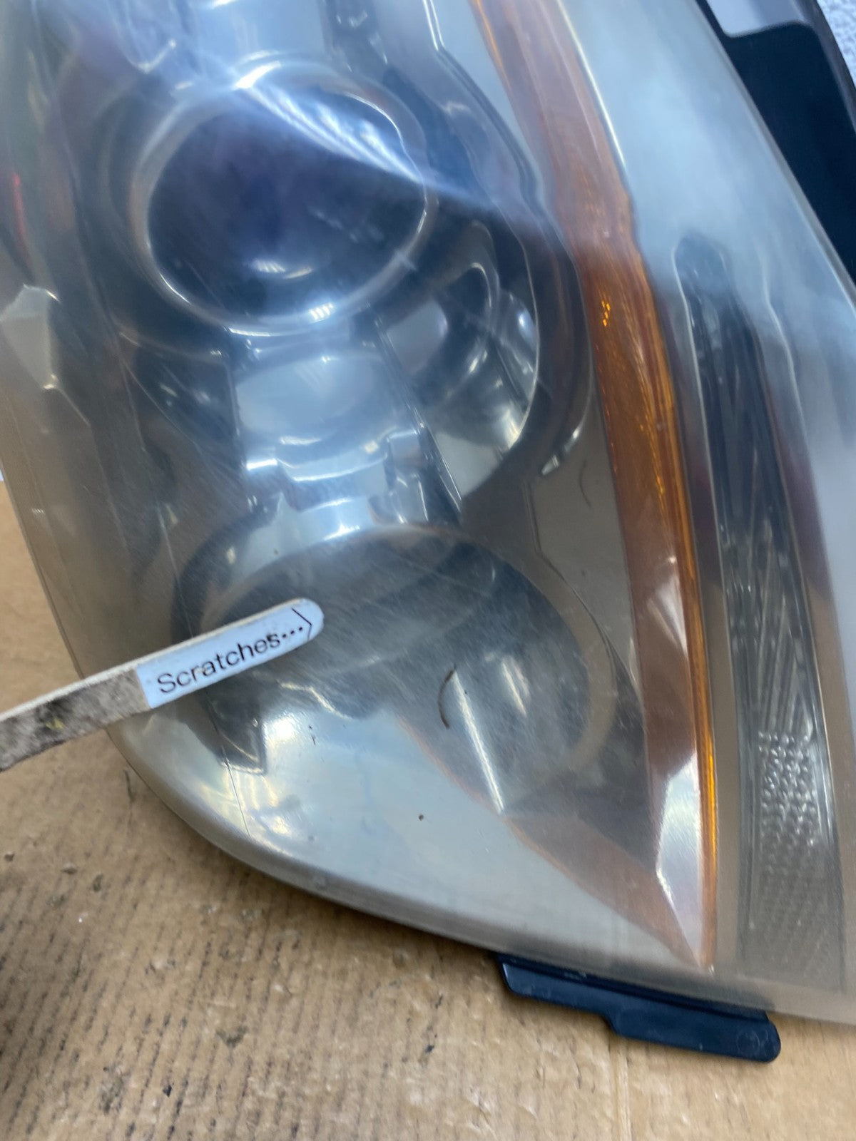 Halogen 2008 to 2014 Cadillac CTS Headlight Right Passenger Rh AE0463 DW3