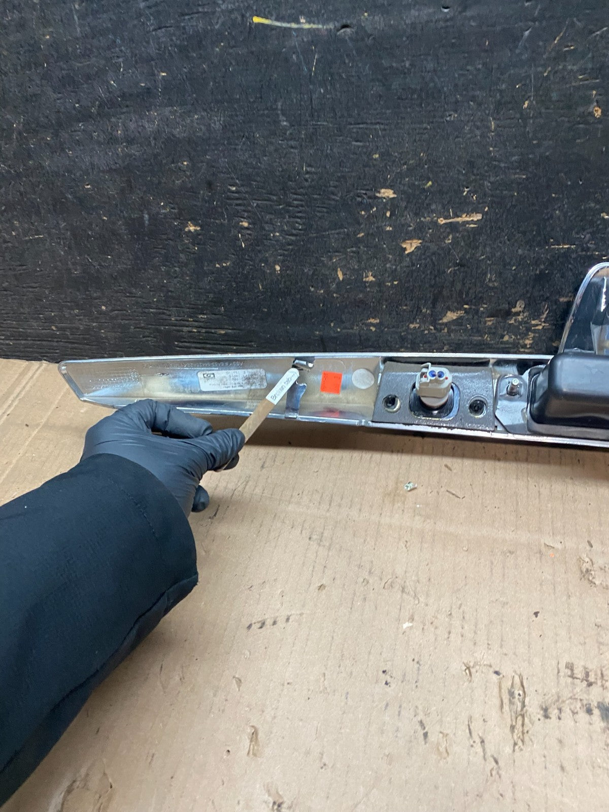 2009 to 2012 Lincoln MKS Camera Trunk Moulding Lid Chrome Trim OEM w2493 DG7