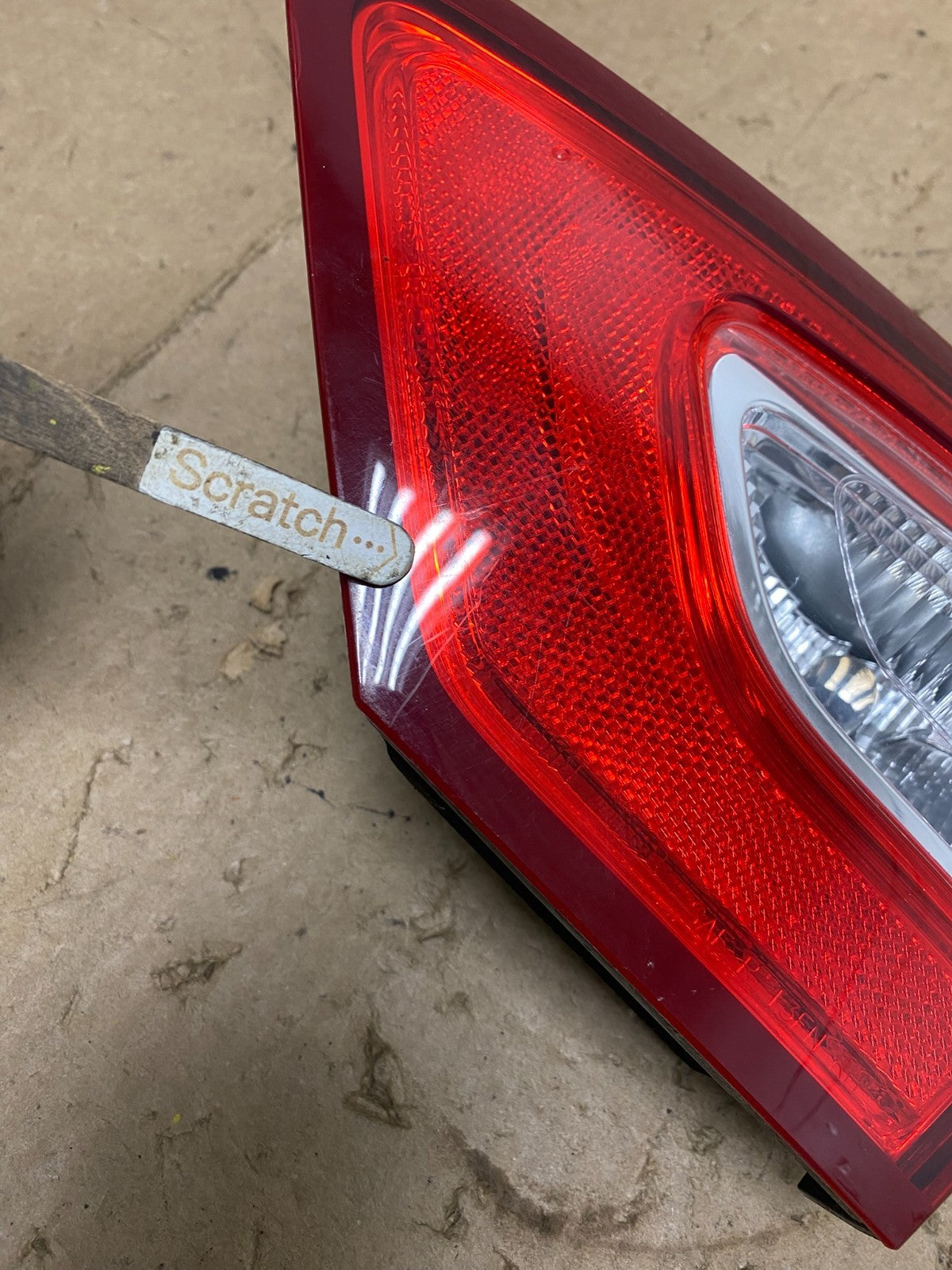 2013 to 2016 Ford Fusion Right Passenger RH Side Tail Light Inner Oem X2335 DW4