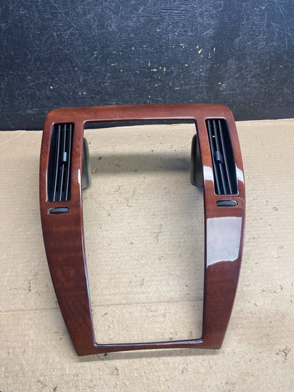 2007-2011 Cadillac STS Center Dash Trim Radio Bezel Vent Wood AH53600