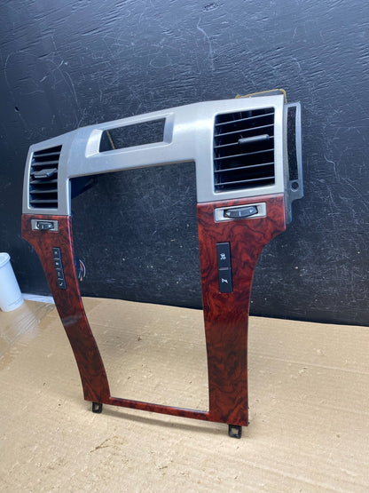 2007-2014 Cadillac Escalade Center Dash Trim Radio Bezel Vent Wood ag8400 DG3