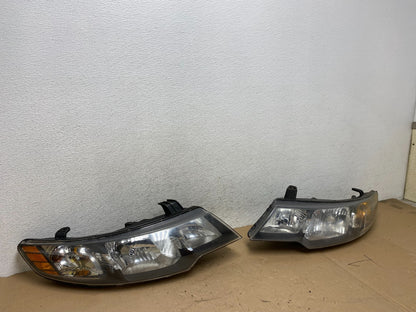 2010 2011 2012 Kia Forte Left+Right Side Headlights Halogen TYC AG4087 DW2