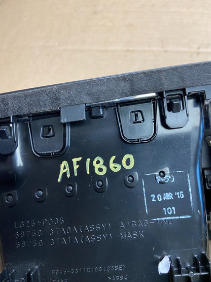 2013-2015 Nissan Altima Center Dash Vents Ac Air Vent Trim Panel Bezel af1860 DG6