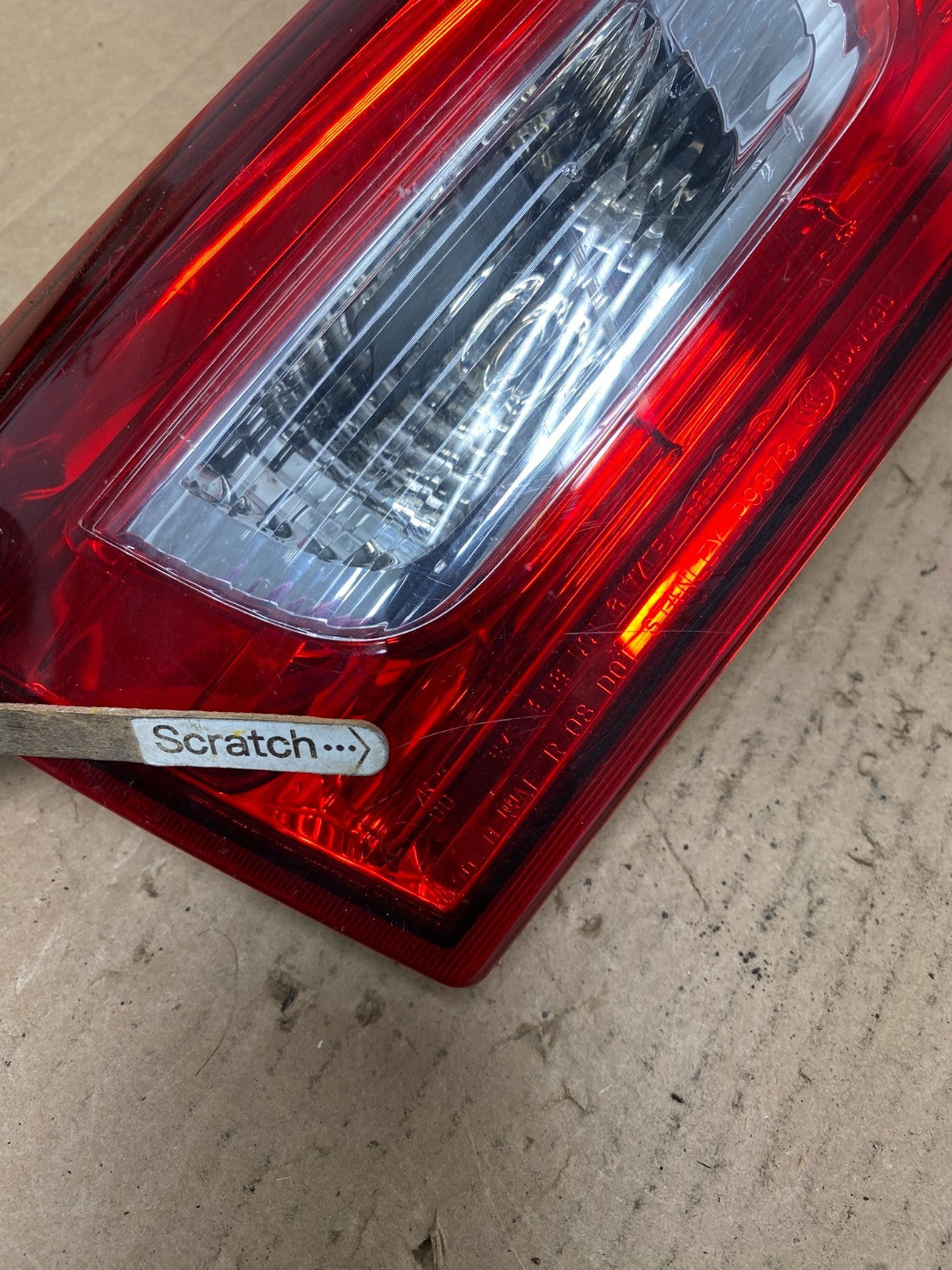 2010 to 2018 Mitsubishi Outlander Sport Left Side Inner Tail Light P9372 DW4
