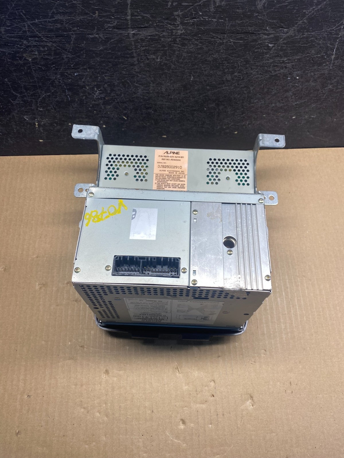 2003 to 2004 Acura Mdx Radio Screen 6 CD Player Climate Control Pan OE AG3800 DG5