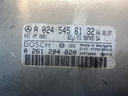 1998 - 2000 Mercedes R129 SL500 S500 ECU ECM Engine Control Module ad1476 DG2
