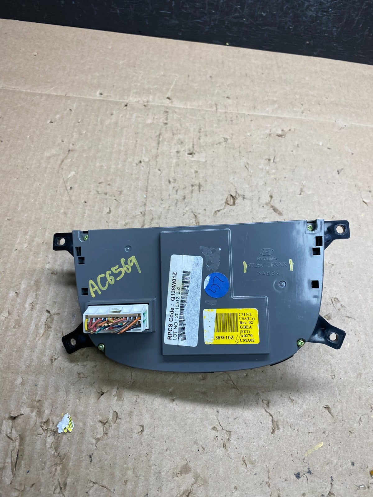 2010 2011 2012 Hyundai Santa Fe Automatic Climate AC Heater Control OE ac6569 DG3
