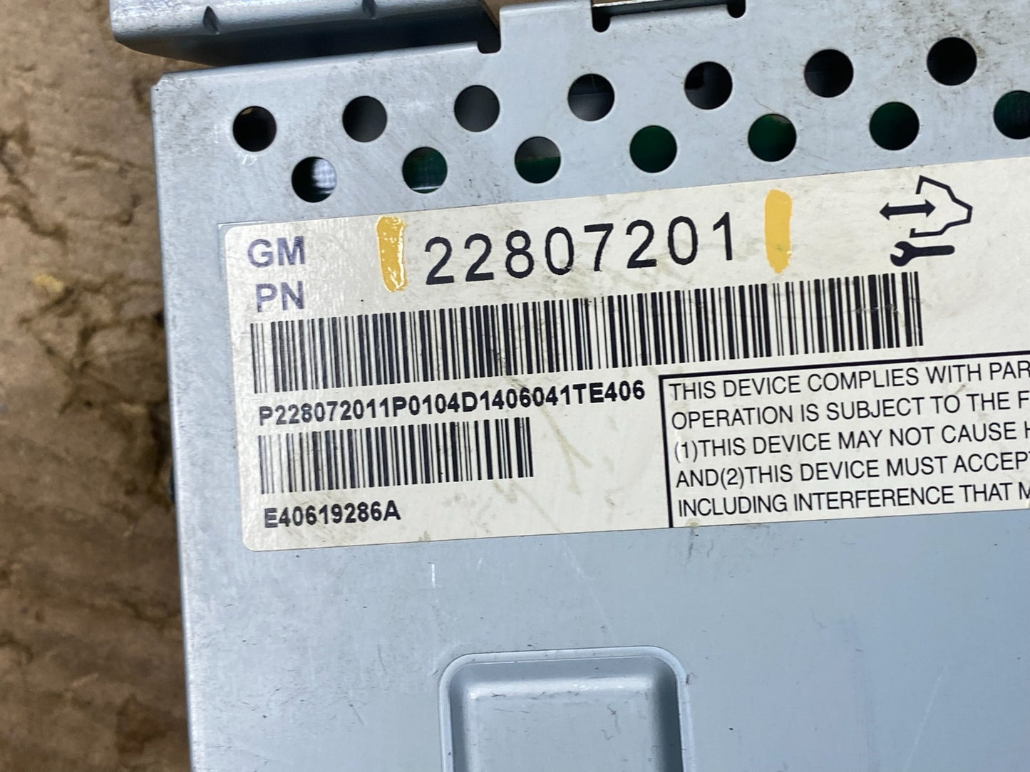 2010 - 2011 Chevrolet Equinox Radio Display Screen Information Dash Oem Z9686 DG5