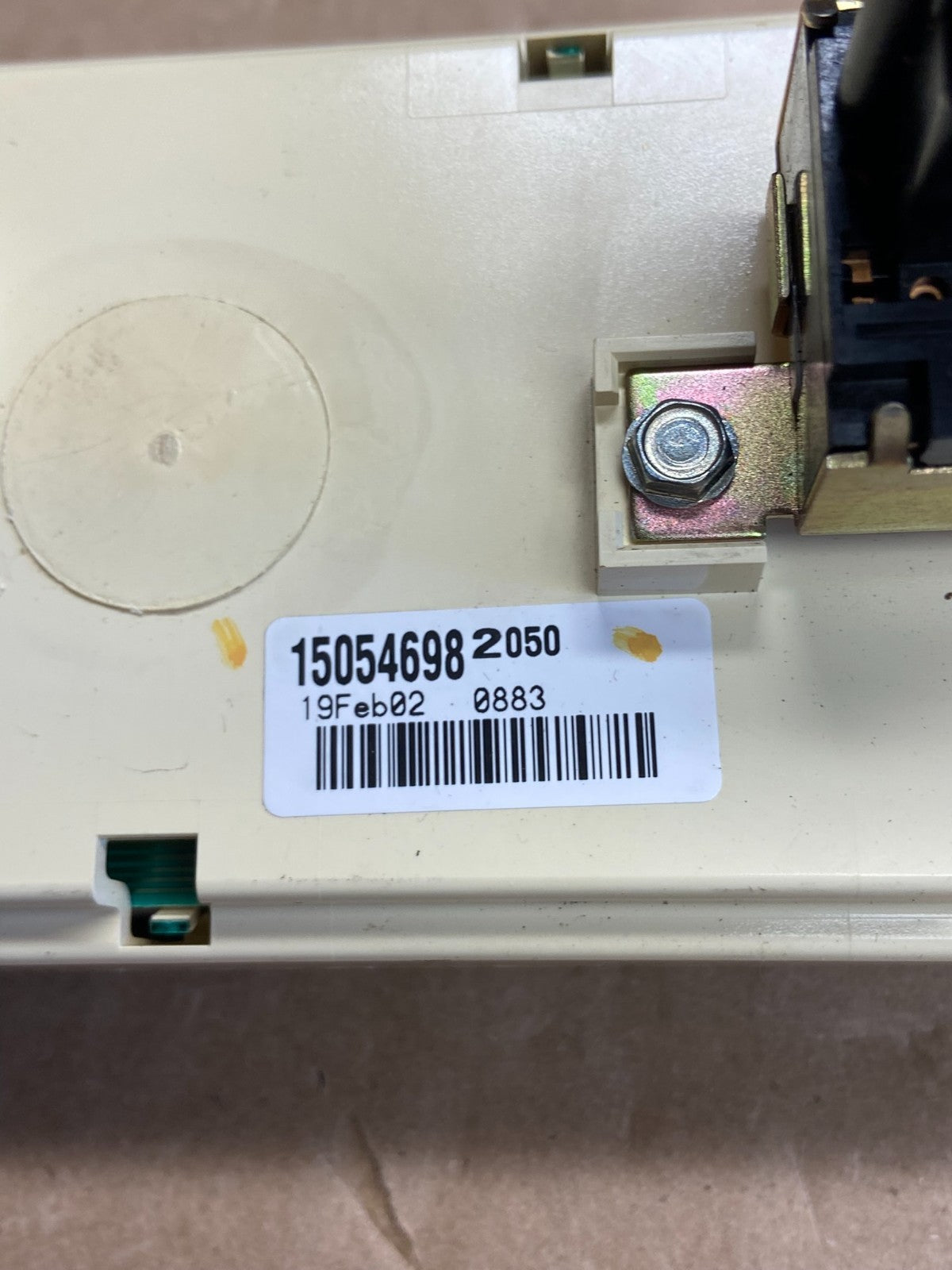 1999 to 2002 Chevrolet Silverado HVAC Heater Climate Control Module AI6279 DW4
