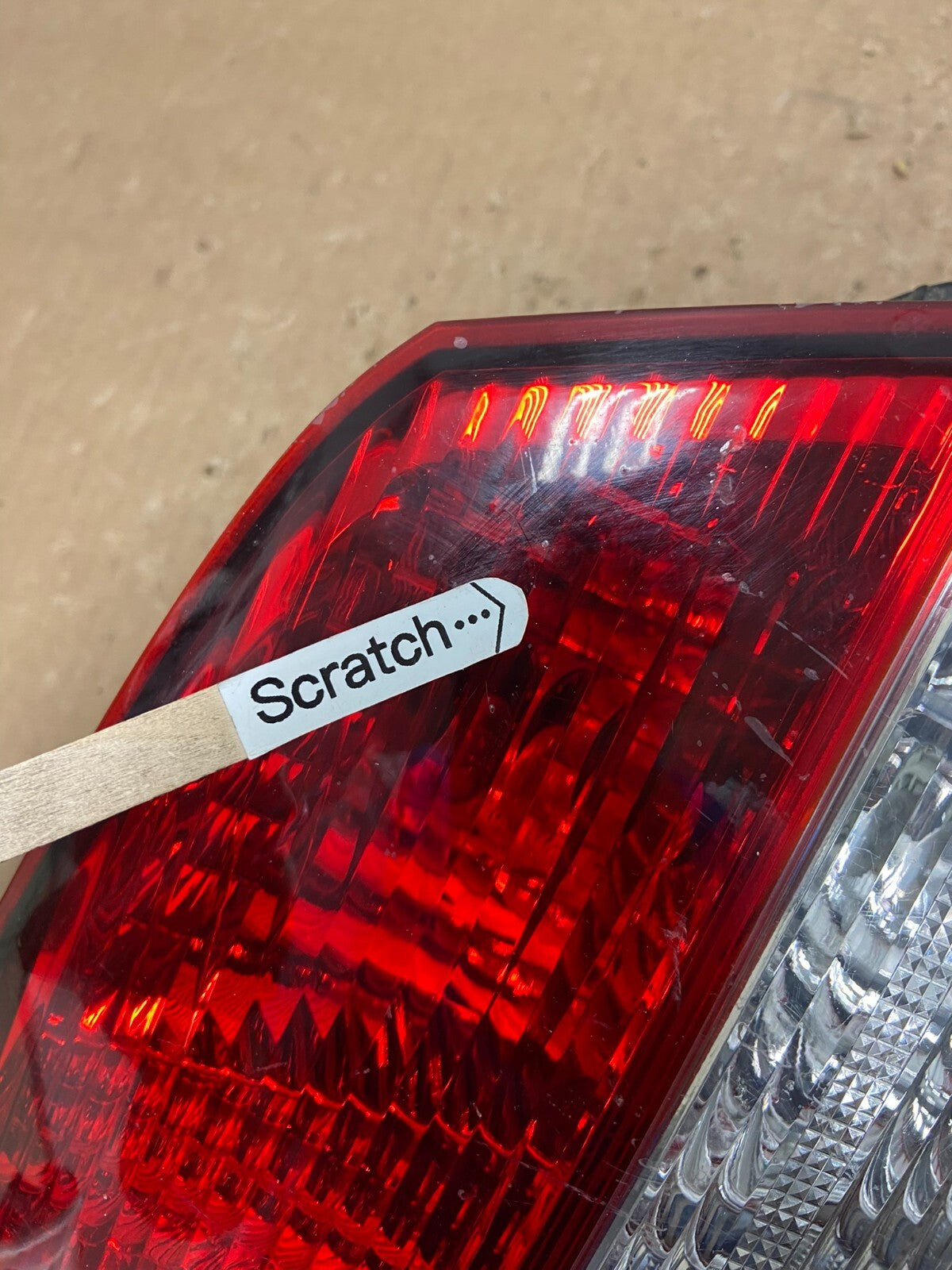 2002-2004 Infiniti i35 Inner Light Left Driver Side Tail Light OEM D8225 DG14