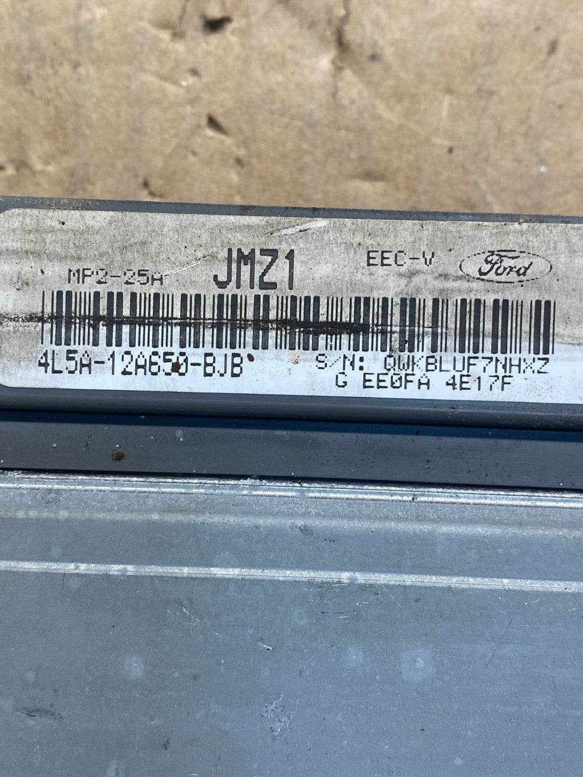 2004 Ford Ranger 2.3L Engine Control Module ECU ECM 4l5a-12a650-bjb AG1731 DG2