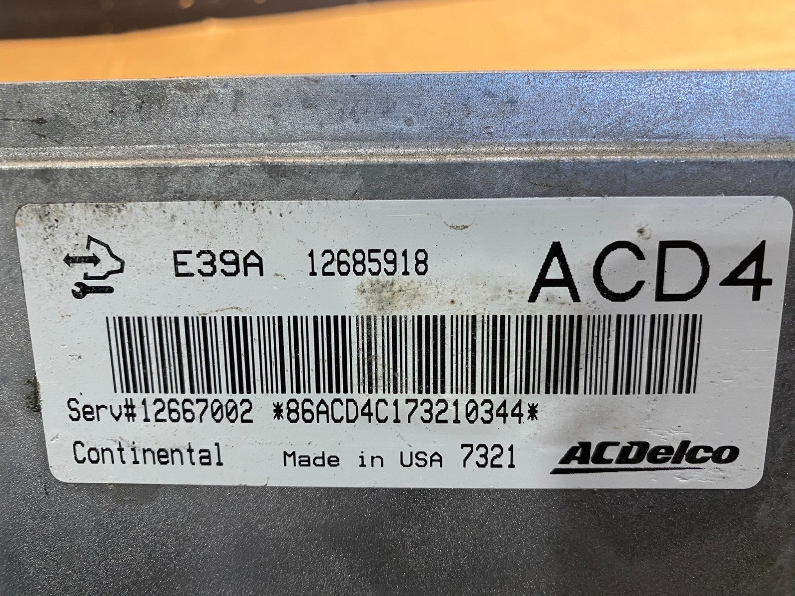 2017 to 2019 Chevrolet Impala Ecu Engine Control Module Unit Ecm OEM AB3699 DG4