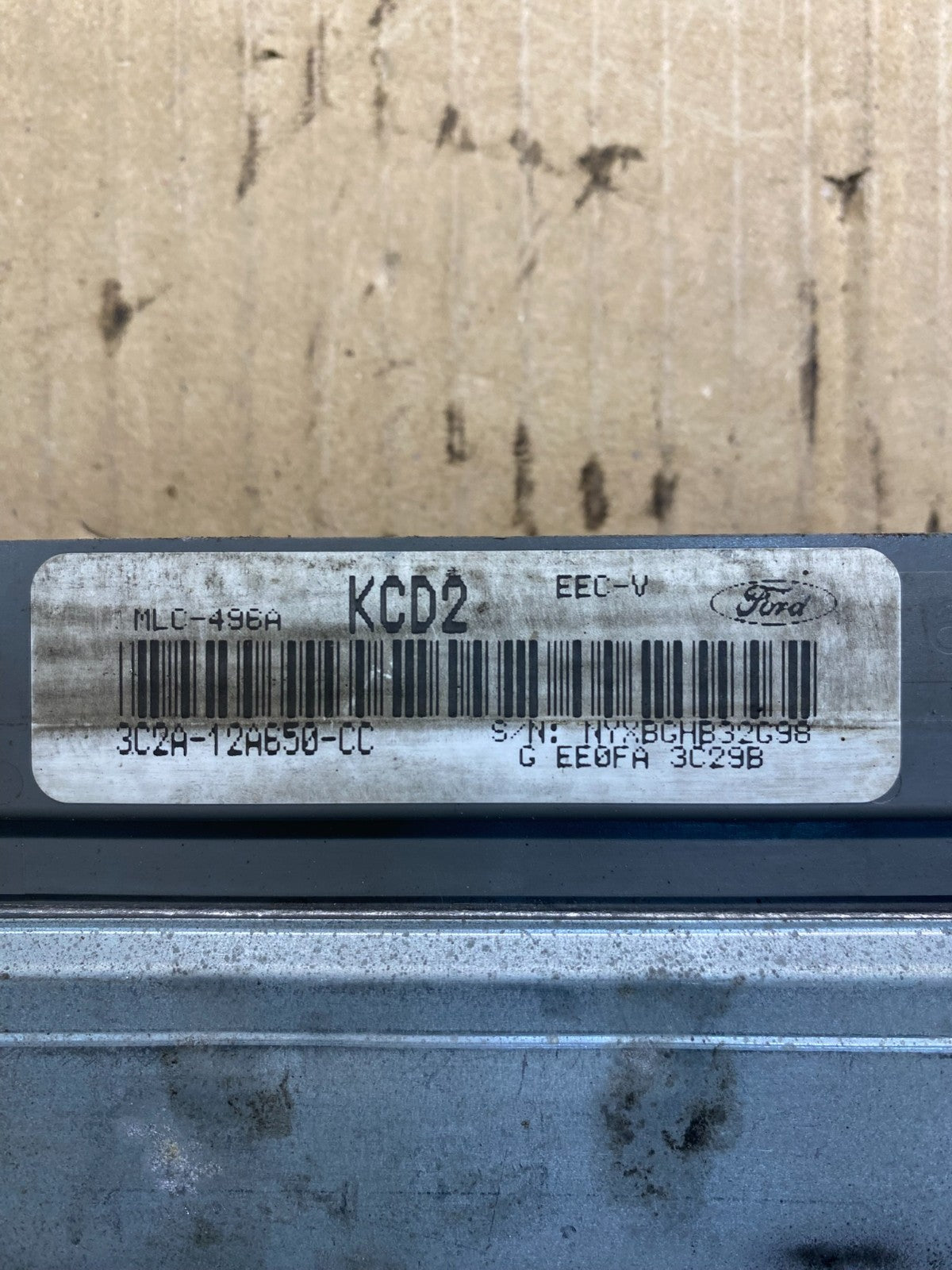 2003 Ford Van E150 5.4L Engine Control Module ECU 3C2A-12A650-CC ac0883 DG2