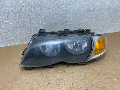 2002 to 2005 BMW 3 E46 Sedan Left Driver LH Halogen OEM Headlight V5965 DW0