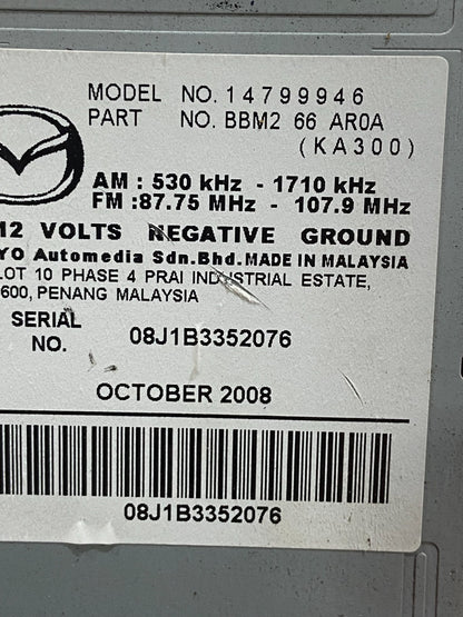 2010 2011 Mazda 3 Radio Stereo CD MP3 Player Control ae4541 DG6
