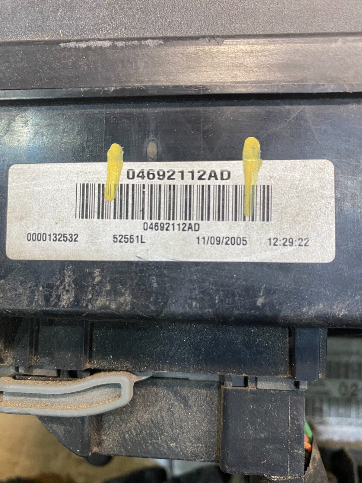 2007 Jeep Grand Cherokee Body Control Module BCM Power Fuse Box aa2896 DG6